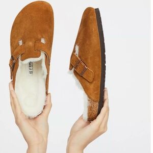 Birkenstock - Boston Shearling Clogs